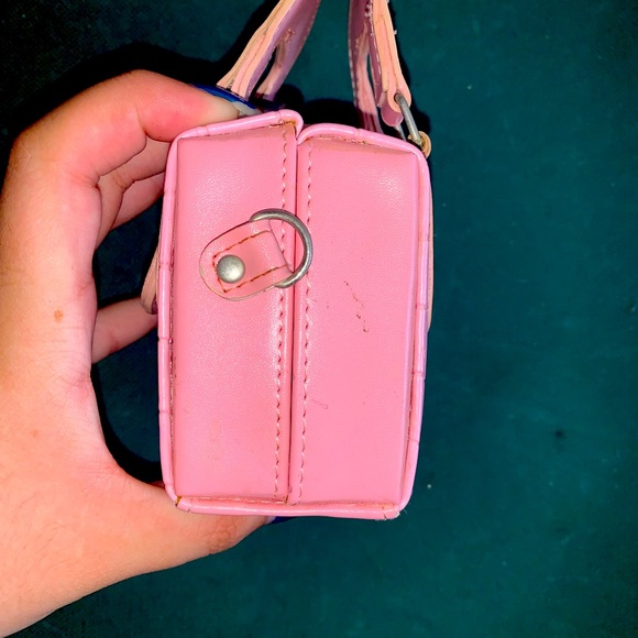 Mini Pink Heart Emblem Purse - Picture 5 of 7